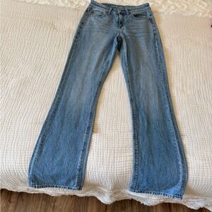 American Eagle Outfitters Light Blue Straight Leg Jeans